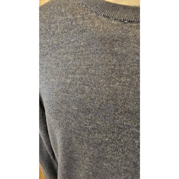 Express sz L merino wool blend crewneck sweater warm winter preppy casual EUC - Picture 4 of 7